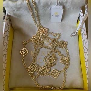 Kendra Scott Long Necklace in Gold